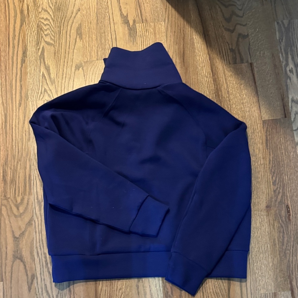 SPANX Deep Blue Zip-Up Jacket - Picture 5 of 5